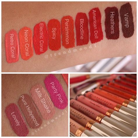 ABH Liquid Lipstick Swatches Liquid Lipstick Swatches Abh Liquid