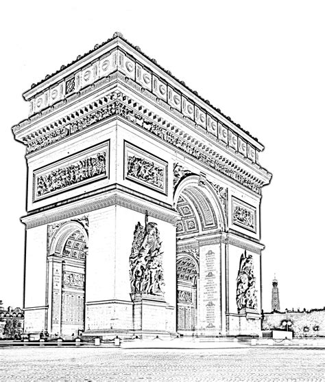 10 Coloriage Monuments De Paris A Imprimer Haut Coloriage Hd Images