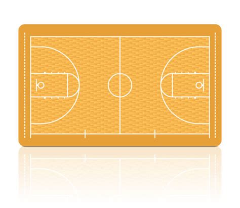 Best Basketball Court Overhead Illustrations Royalty Free Vector