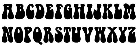 60s Bubble Letters Font Tewscook