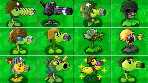 plants vs zombies mod all gatling pea pvz mod youtube