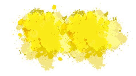 Color Splash Creative Yellow Color Splash Creativity Png Transparent