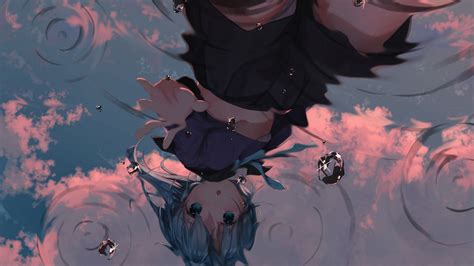 desktop wallpaper minazuki kancolle anime girl reflections hd image picture background c04107