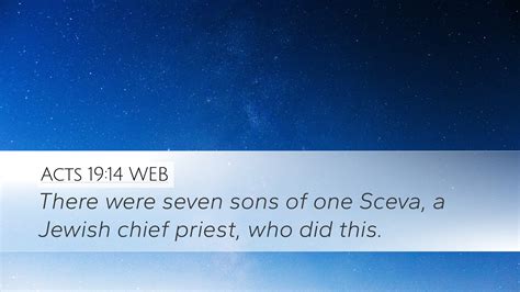 Acts 1914 Web Desktop Wallpaper There Were Seven Sons Of One Sceva