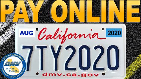 How To Renew Car Registration Online In California Ca Dmv Youtube
