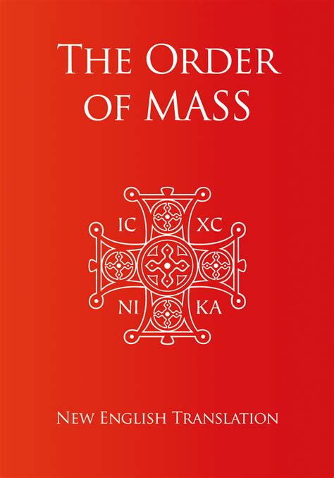 Order Of Mass In English Catholic Truth Society