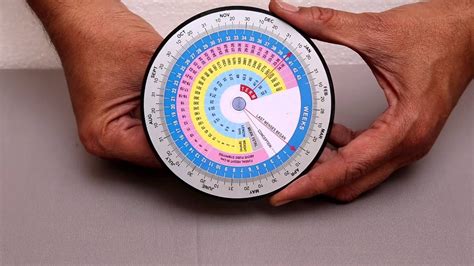 Calculate the date difference to measure the duration of events or the time between days on the calendar. Pregnancy Due Date Calculator Wheel Chart and Ovulation ...