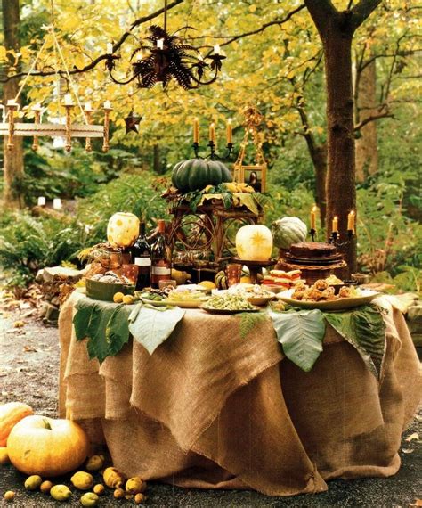 Beautiful Autumn Buffet Table Rsvp Pinterest