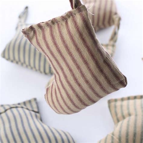 Striped Pillow Ticking Stuffed Stocking Ornament Christmas Ornaments Christmas And Winter