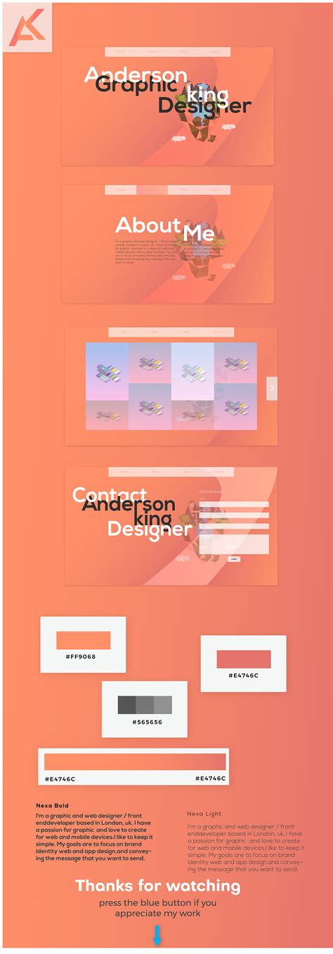 Graphic Design Portfolio Web Design Ui On Behance