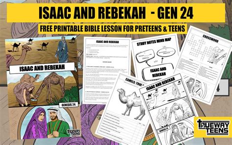 Isaac And Rebekah Genesis 24 Bible Lesson For Teens Trueway Kids