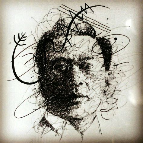 Scrible Portrait Of Famous Painter Vassily Kandinsky By Silvo Lavtizar