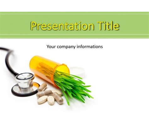 √ Free Herbal Medicine Powerpoint Template Lengkap