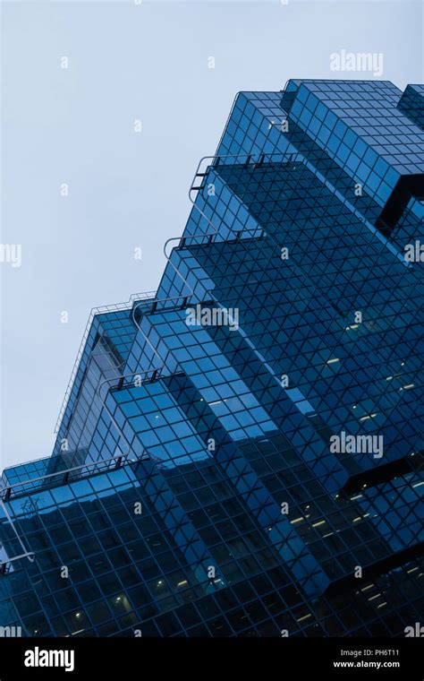 Contemporary Glass Building Skyscrapers Stock Photo Alamy