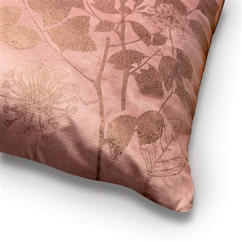 Rosalie Sierkussen X Cm Velvet Bloemen En Blaadjes Muted