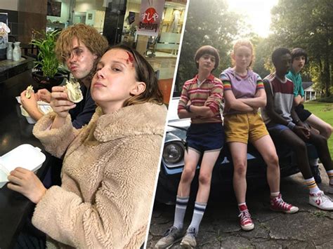 Stranger Things Cast Members Share Behind The Scenes Photos Thechive