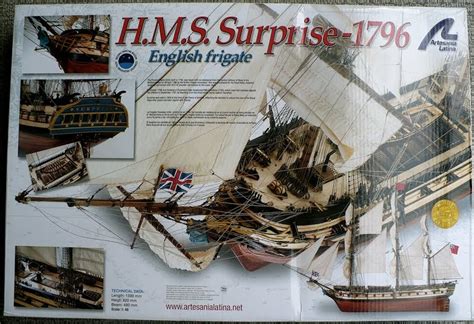The Great Canadian Model Builders Web Page H M S Surprise Arrival