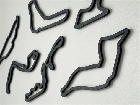 F1 2023 Race Track Wall Art Collection All 23 Tracks Included 3d