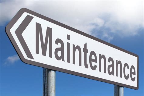Maintenance Highway Sign Image