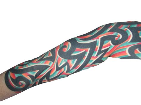 Tribal Sleeve Tattoo Tribal Sleeve Tattoo By Fiona Long Rowmaster