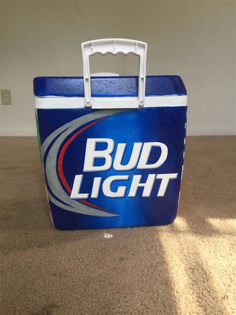 Bud Light Painted Cooler Formal Cooler Ideas Fraternity Coolers