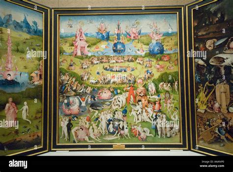 The Garden Of Earthly Delights Painting By Hieronymous Bosch Prado