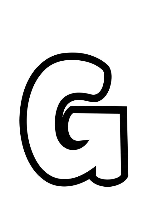 This was the easiest letter quiz i've done so far. Free Printable Bubble Letter Stencils: Bubble Letter G ...