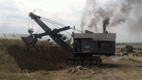 Steam Shovel Moving Earth At Wmstr Rollag 2012 Youtube