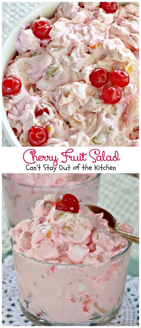Cherry Fruit Salad Can T Stay Out Of The Kitchen Sweet Enough To Serve As A Dessert