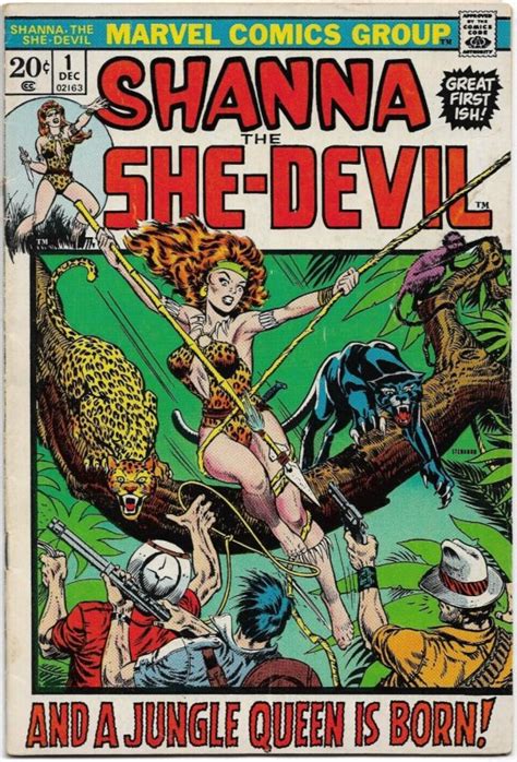 Shanna The She Devil1 Fnvf 1972 Marvel Bronze Age Comics Comic Books Bronze Age Marvel