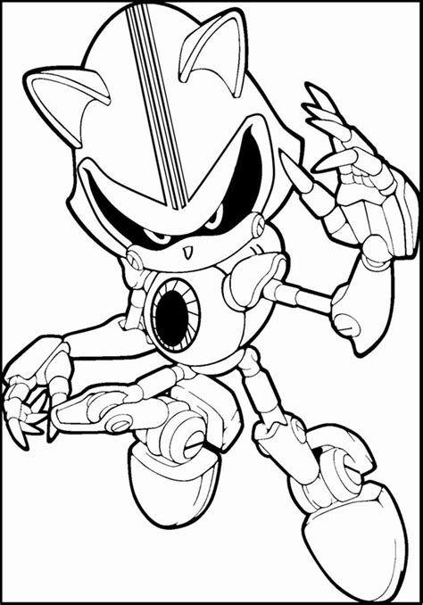 25 Desenhos Do Metal Sonic Para Imprimir E Colorir E Pintar