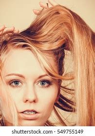 Teenage Girl Ornate Hairdo Stock Photo Shutterstock