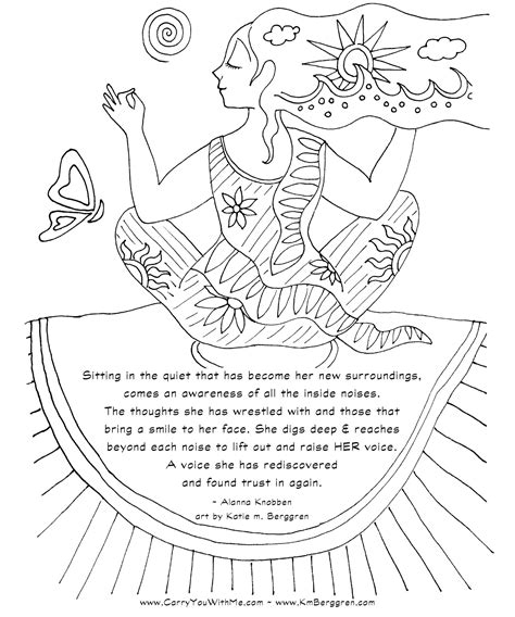 Free Inspirational Motherhood Coloring Page - Coloring Home