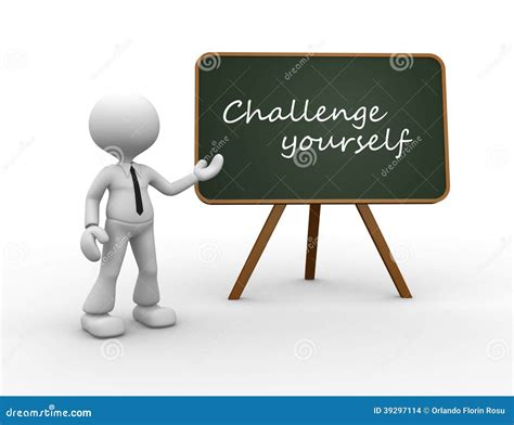 Challenge Yourself Stock Illustration Illustration Of Leadership