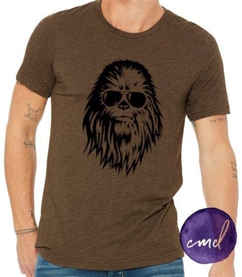 Chewbacca Shirt Cool Chewy T Shirt Star Wars Shirt Chewie Etsy In