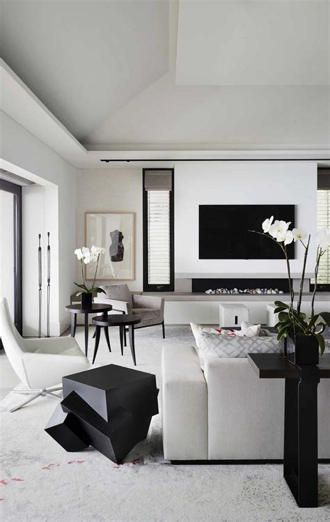 Awesome 20 Cute Monochrome Living Room Decoration You Must Have