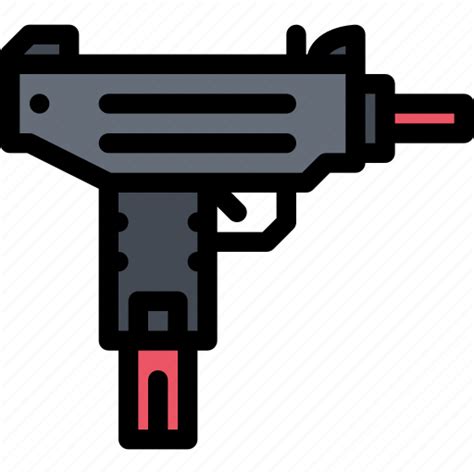 Conflict Gun Military Soldier Uzi War Weapon Icon Download On