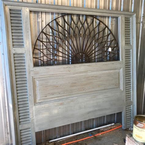 Enjoy free shipping on most stuff, even big stuff. Almost finished...queen headboard centered around an ...