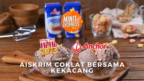 Aiskrim Coklat Bersama Kekacang