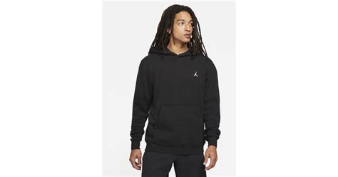 Nike Jordan Essentials Fleece Pullover Hoodie Black For Men Lyst