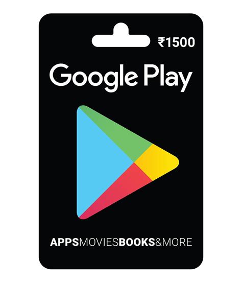 A google play gift card can come in real handy, then. Buy Google Play Gift Card Rs. 1500 Online on Snapdeal