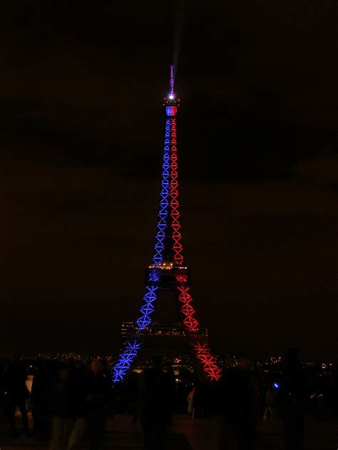 Paris Tour Eiffel Bleu Blanc Rouge Paris Illuminations Flickr