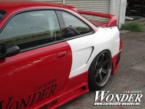 Car Modify Wonder Glare 50mm Gt Rear Fenders 95 98 S14 Faction