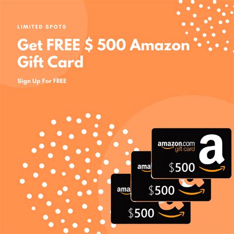 FREE $500 Amazon Gift Card | Amazon gift cards, Amazon gift card free, Amazon gifts