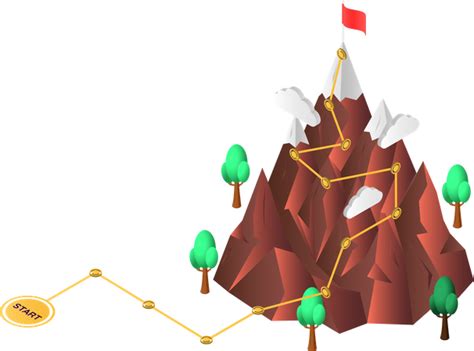 Best Premium Business Journey Route To Success Target Illustration