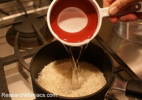 You can see we have plenty of water in the pot. How to Cook Rice
