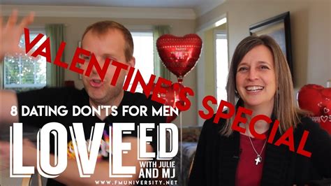 8 Dating Donts For Men Valentines Special Youtube