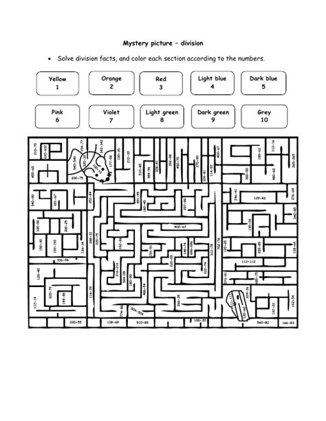 Click For Printable Version Worksheets For Kids Long Division Math