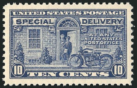 Values Of Us Stamps Scott Catalogue E12 1922 10c Special Delivery