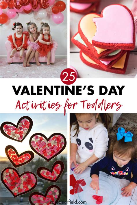 25 Valentines Day Activities For Toddlers Rose Clearfield